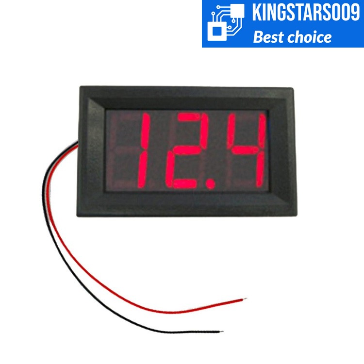 Vôn kế hai dây đo điện áp DC 4.5V - 30V
