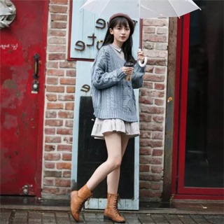 Set áo len kèm váy liền SV0019