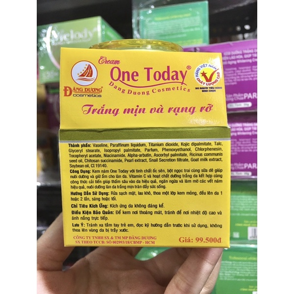Kem ốc sên one today hết nám hủ 8g