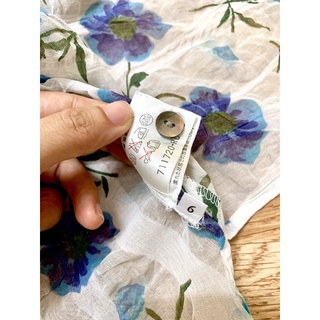 Áo sơ mi vải lụa xô vintage