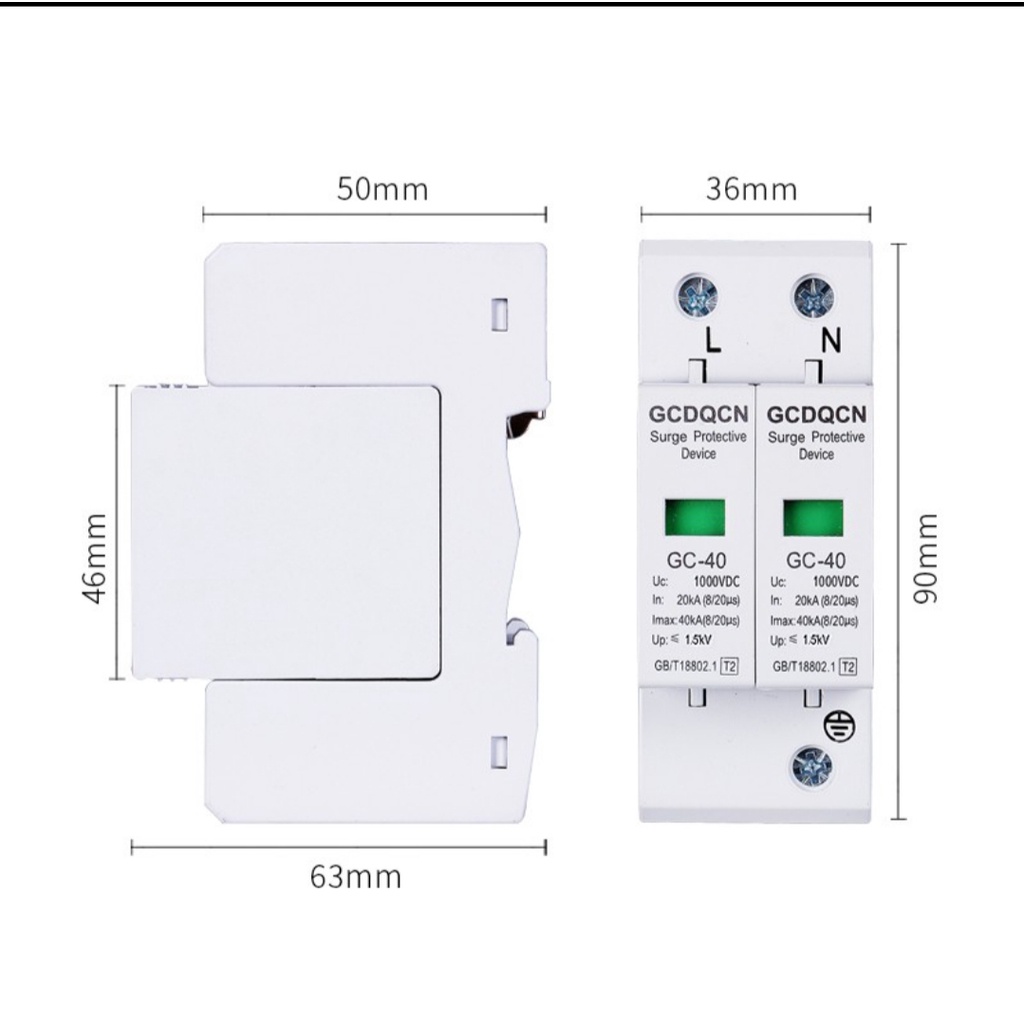 CHỐNG SÉT LAN TRUYỀN DC 1000V