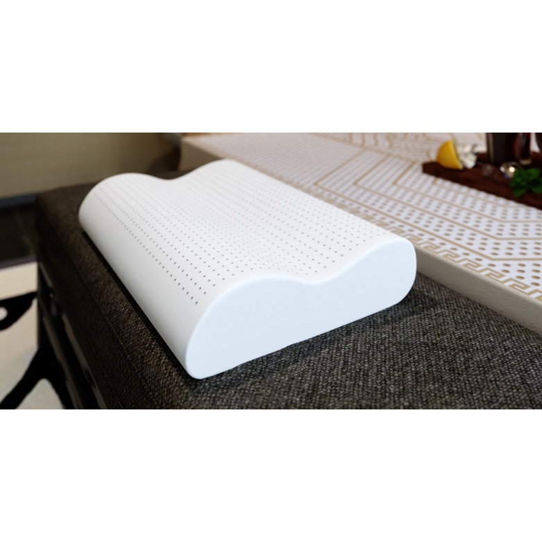 Gối Cao Su Kim Cương Luxury Pillow Đóng Hộp Thông Hơi, Thoáng Mát, Giao mẫu ngẫu nhiên