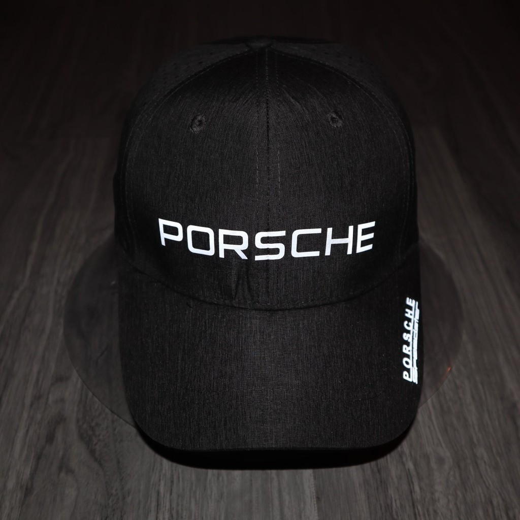 Mũ Nón Porsche ♥️FREESHIP♥️ Nón Kết Dù Lỗ Porsche Logo Nổi Thời Trang Phong Cách Nam Nữ Màu Đỏ Trắng Đen