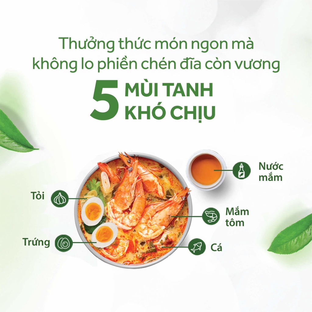 Nước rửa chén Sunlight Trà xanh Túi 750g