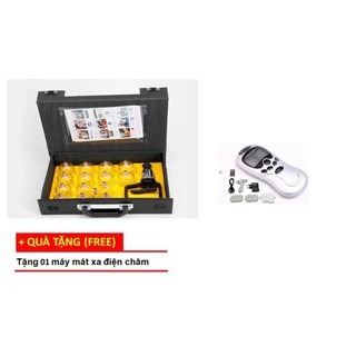 Ống giác hơi không dùng lửa chăm sóc sức khỏe Duy thành + Tặng máy mát xa điện châm