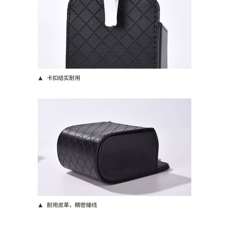 Car Vent Buggy Bag Hanging Bag High-End Camellia Vehicle Storage Box Car Storage Box Storage Fantastic Female q97K