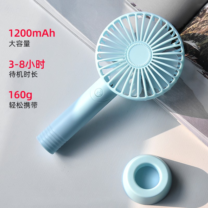 Quạt Mini Cầm Tay Pin Sạc 3 Cấp Độ Gió Cao Cấp Chính Hãng Aroma Therapy