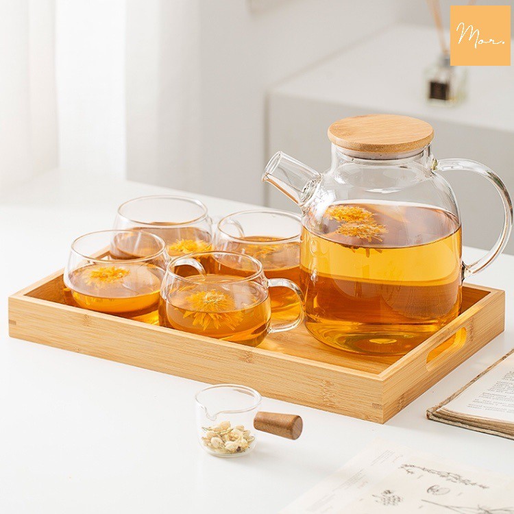 Bộ bình nước thủy tinh chịu nhiệt - 1.6L (BN05)