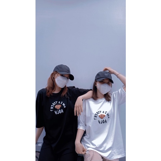 Áo Thun Tay Lỡ ADLV I'm not Tiger, Form rộng oversize, áo phông unisex, chất liệu Cotton - KKIMShop