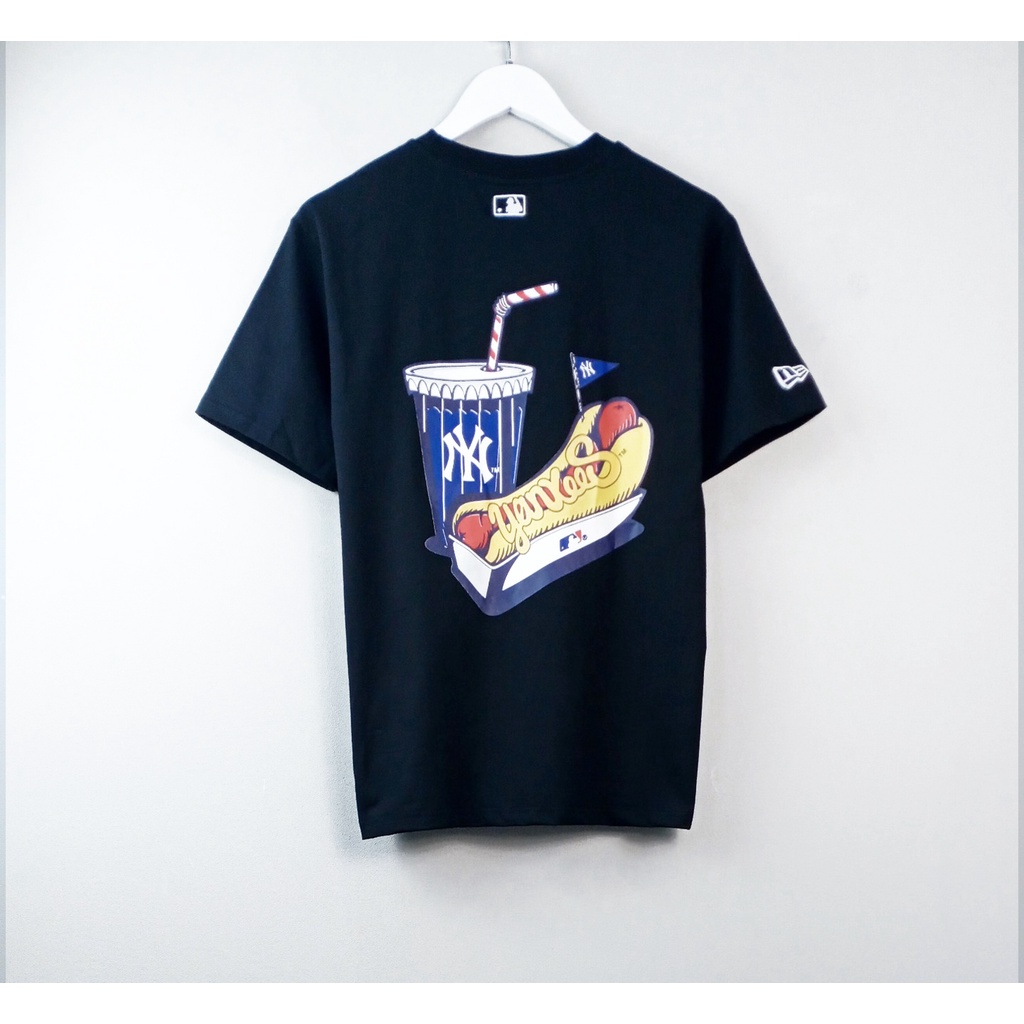 Áo Thun MLB  Áo Phông MLB Nam Nữ Tay Lỡ Form Rộng phối họa tiết  - COTTON 4C 100%