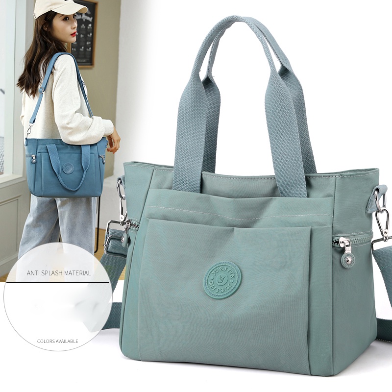 Túi Đeo Vai Cỡ Lớn Bằng Nylon Thiết Kế Mới Thời Trang Dành Cho Nữ
