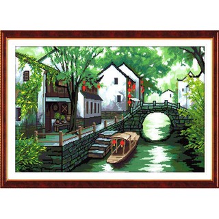 Tranh Thêu Chữ Thập Sông Dương Tử RY2567 (KHÁCH TỰ THÊU) kt:85X53CM