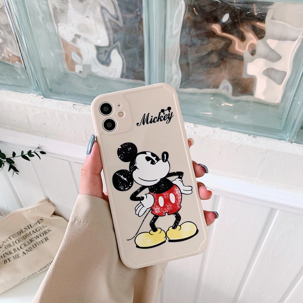 Ốp điện thoại mềm in hình chuột Mickey cho iPhone 12pro 12promax 11 11pro Max 7plus 8 + Xr Xs | BigBuy360 - bigbuy360.vn