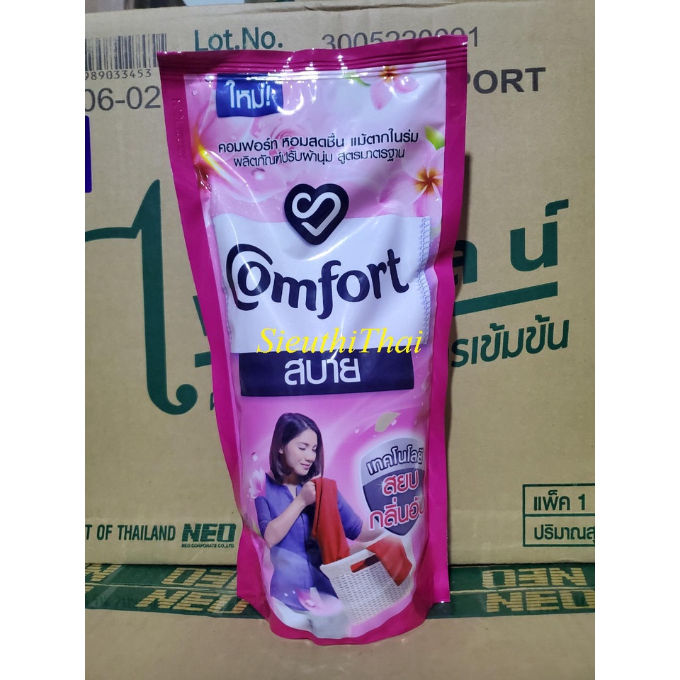 Nước xả vải Comfort Thái Lan túi