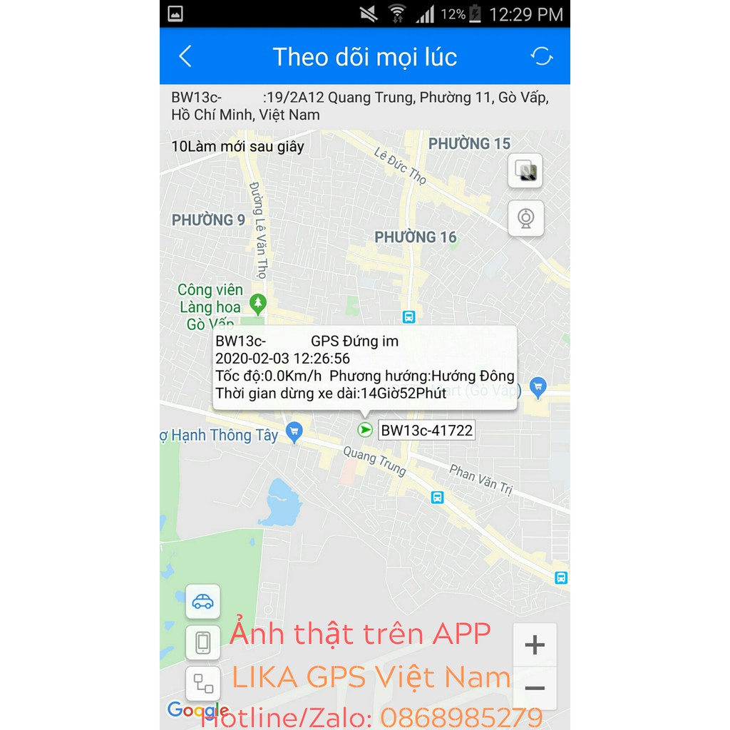 Thiết bị định vị GPS có pin dự trữ LIKA BW88 2019 - App GPSdd Tiếng Việt trên IOS, Android - Được tạo tài khoản quản lí