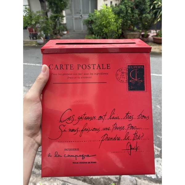 Hòm thư trang trí , hòm thư góp ý kim loại siêu đẹp