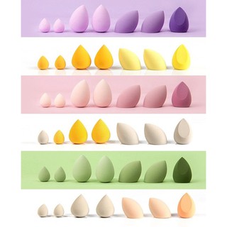 bông phấn ướt mút trang điểm hồ lô giọt nước hình oval tiện dụng