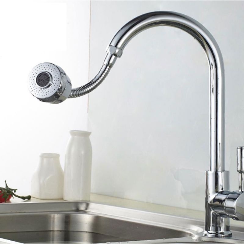 Đầu vòi nước tăng áp, đầu tăng áp rửa chén (bát) xoay 360 độ bằng inox với 2 chế độ nước tiện dụng - Bách Hóa Việt Hường