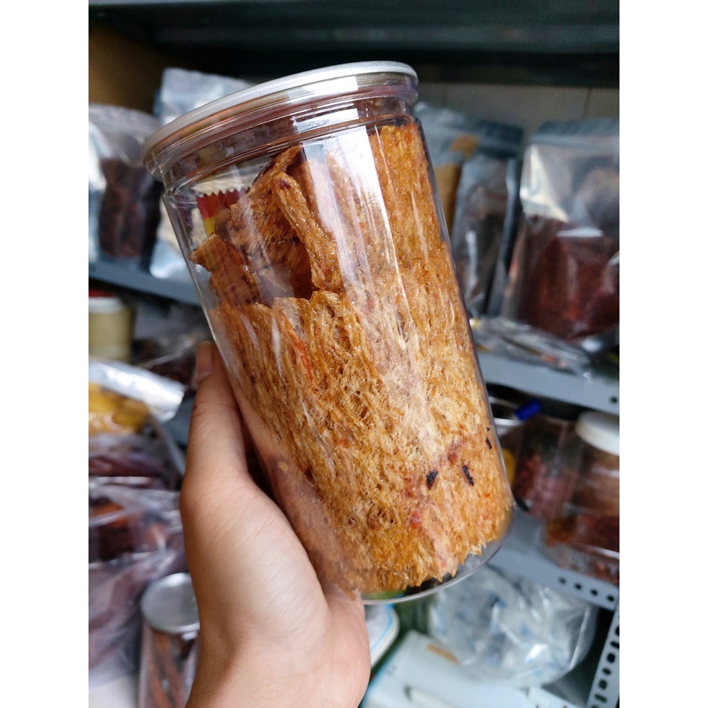 Khô mực cán tẩm vị mix khô mực xé sợi hấp dừa,  khô mực mix 2 vị ( hộp 250gr )