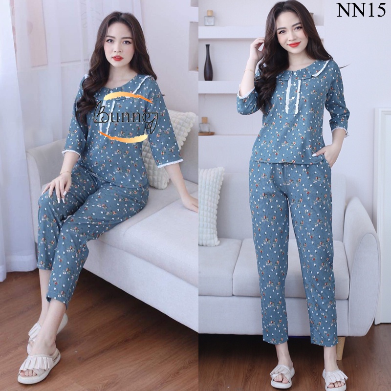 QUẦN ÁO CHẤT LIỆU NHUNG NHẬT MỀM ĐỒ BỘ NỮ MẶC NHÀ NỮ KIỂU ĐẸP DÁNG XINH VỀ ĐỦ SIZE S,M,L,XL