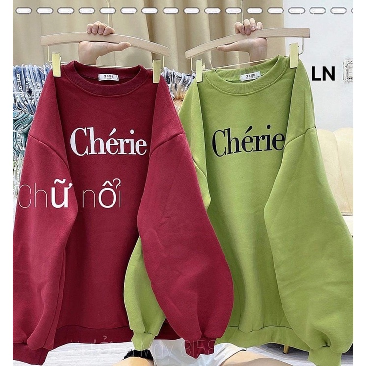 Áo nỉ Swt Cherie TH6