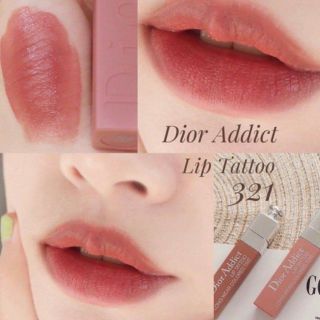 Son Dior Addict Lip Tattoo Màu 321 Natural Rose