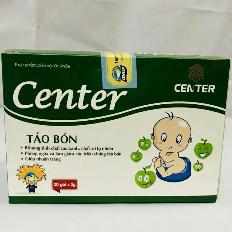 Cốm rau Táo Bón Center đánh bay táo bón