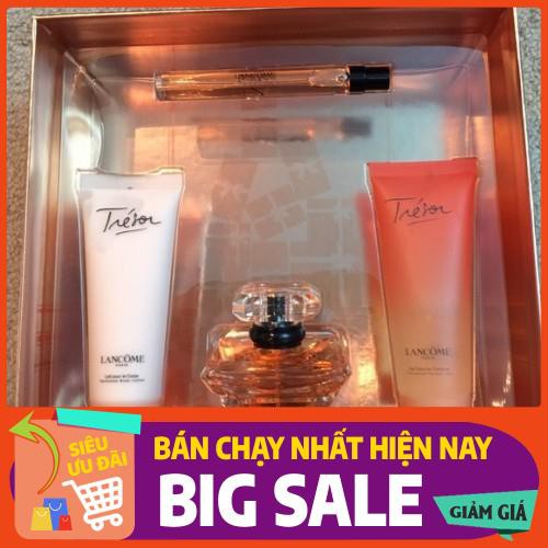 Set 3 món : Nước hoa Lancome Tresor EDP 100ml, NH 30ml, 1 kem dưỡng 200ml | BigBuy360 - bigbuy360.vn