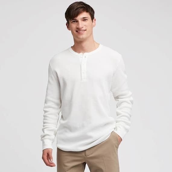 Áo Thun Nam dài tay U ni