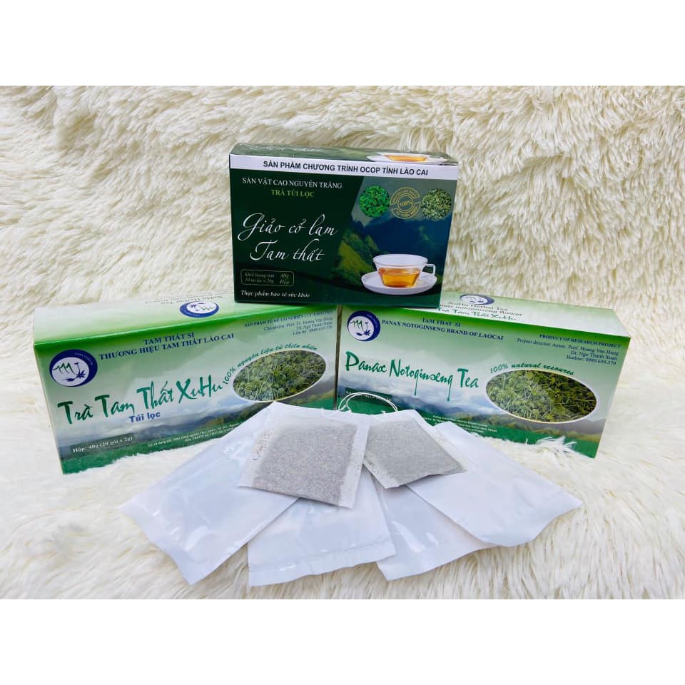 Trà Giảo Cổ Lam Tam Thất 40g (trà túi lọc)