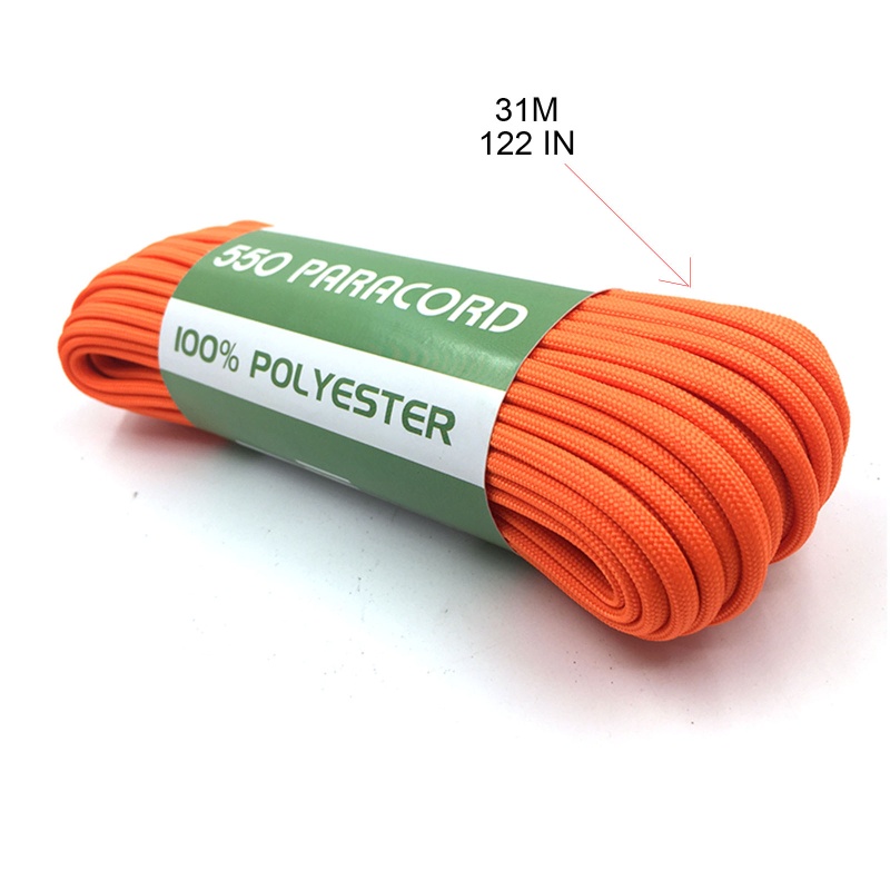 Dây Dù 7 Lõi Đường Kính 31M Đường Kính 4mm Dùng Cho Leo Núi Cắm Trại