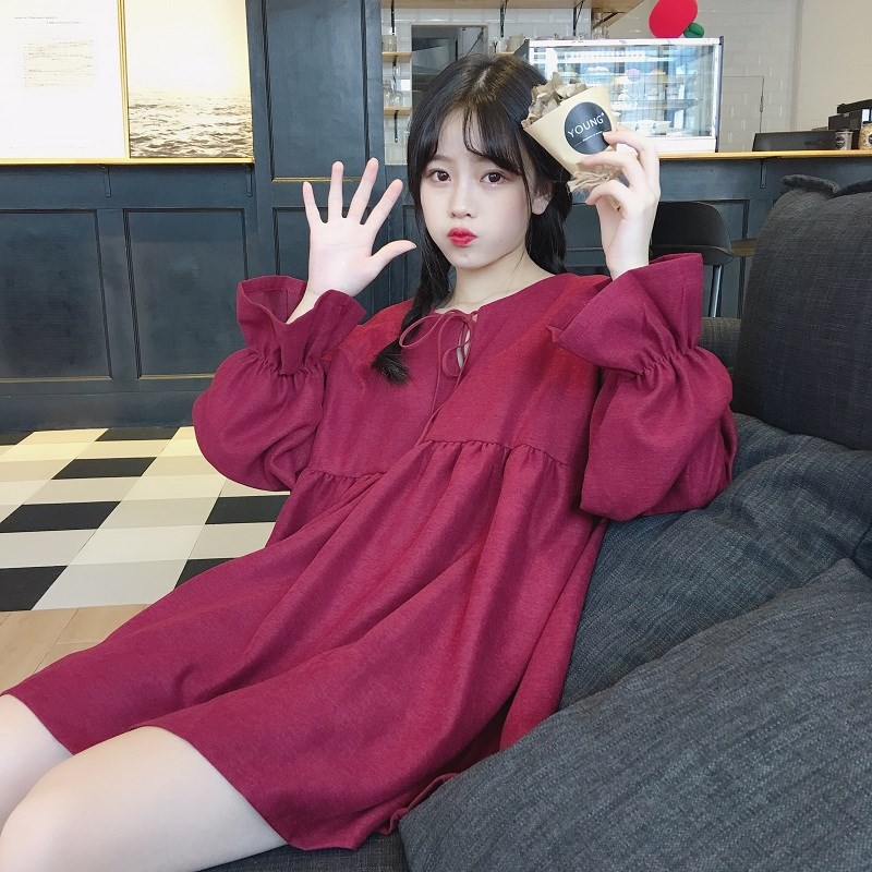 Đầm nữ dịu dàng ulzzang