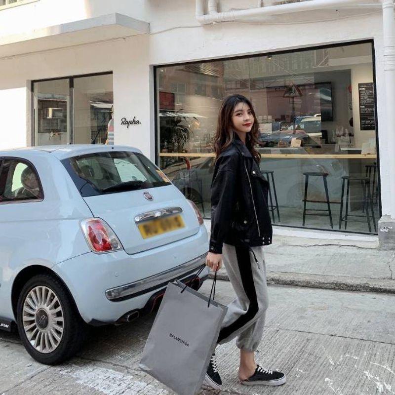 Quần dài phong cách thể thao năng động cá tính cho nữ | BigBuy360 - bigbuy360.vn