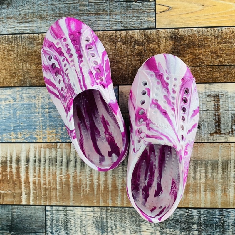Giày Native xuất dư loang tím nhựa EVA chính hảng
