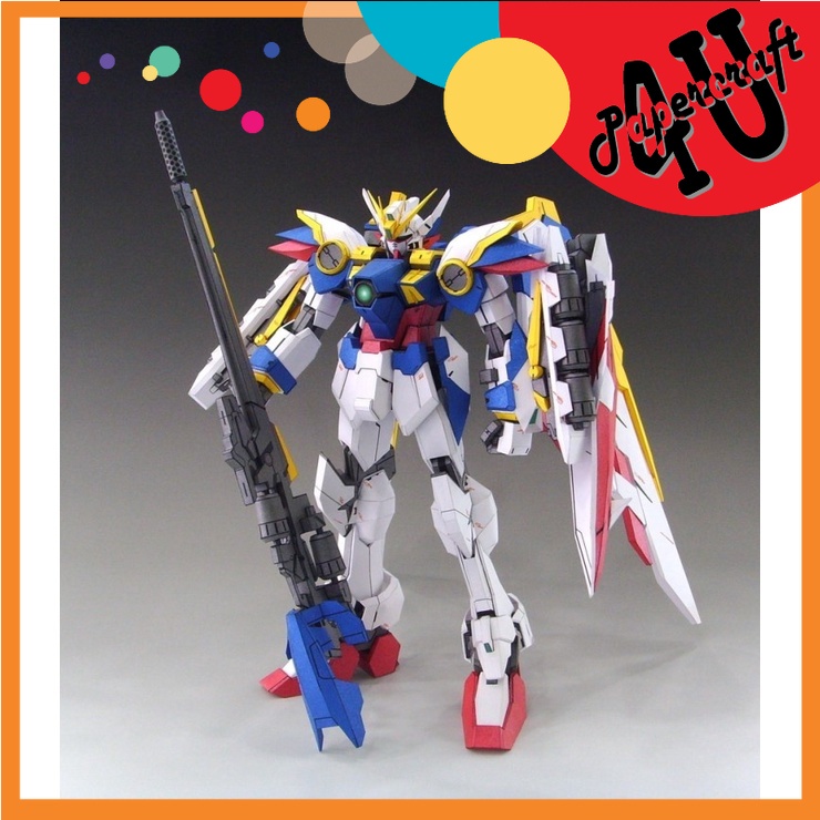 Mô hình giấy 3D Nhân vật Gumdam XXXG-01W Gun-dam Wing
