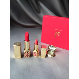Set son whoo 24 tặng son và sáp môi
