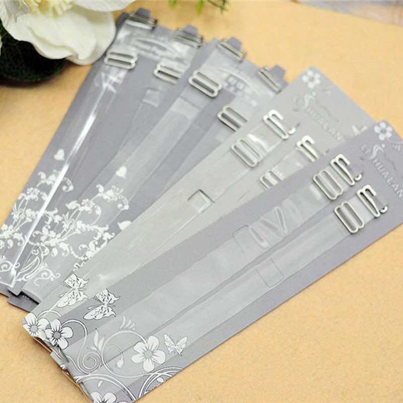 Bộ 2 cặp dây đeo áo ngực màu sắc trong suốt