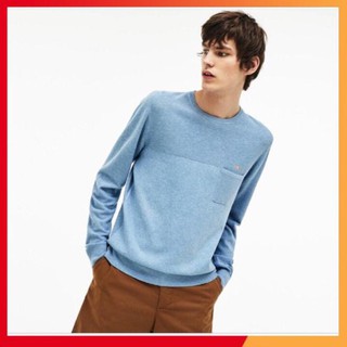 Áo Len Lông Thỏ cổ Tròn Túi Ngực LC Cá Tính