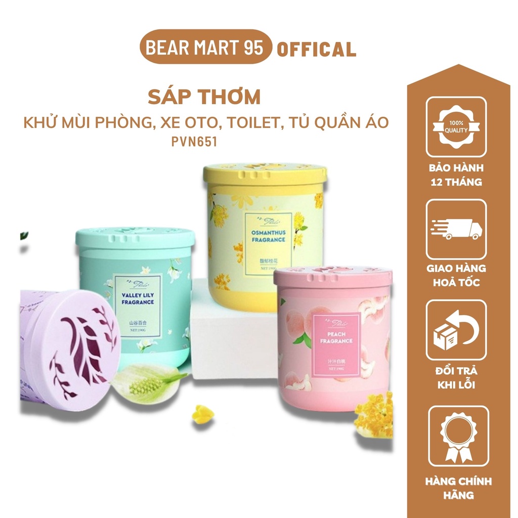 Sáp thơm khử mùi phòng, xe ô tô,toilet,tủ quần áo Nội địa Trung