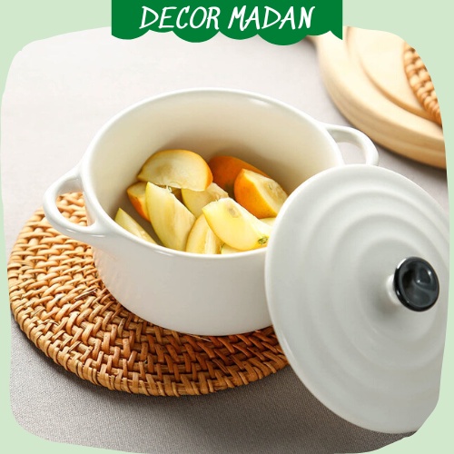 Tấm Lót Ly , Lót Cốc Đan Mây Tre Cách Nhiệt, Chống Xước Hàng Loại 1 - MADAN