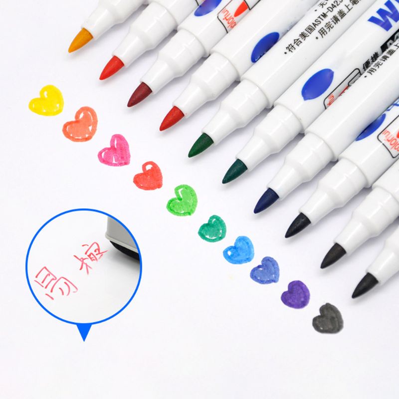 Bộ 10 Bút Lông Viết Bảng Xóa Được Không Độc Hại