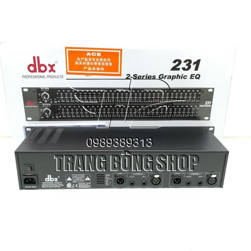 Lọc xì equalizer cao cấp DBX 231 ( HÀNG LOẠI 1)