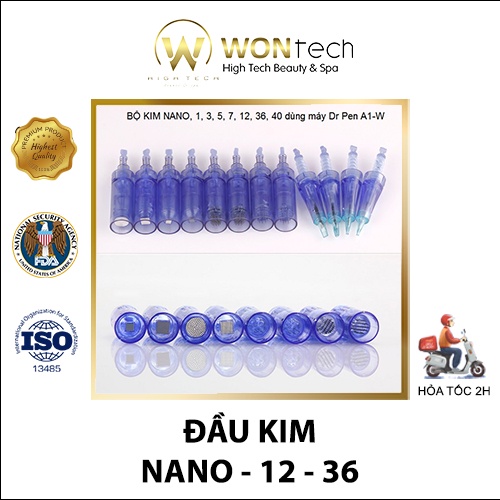 Kim phi kim kim nano kim 12 kim 36 kim L1 xanh đủ size cấy phấn cấy tảo cấy hồng sâm
