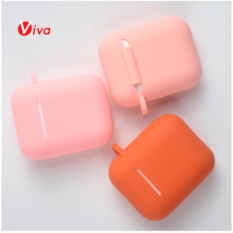 viva vỏ bảo vệ Apple I9S / I10 i11 i12 không dây bluetooth airpods nắp tai nghe silicon loại dày