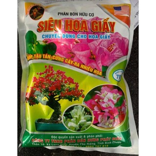 Phân bón  hữu cơ chuyên dùng cho hoa giấy SIÊU HOA GIẤY 700gram