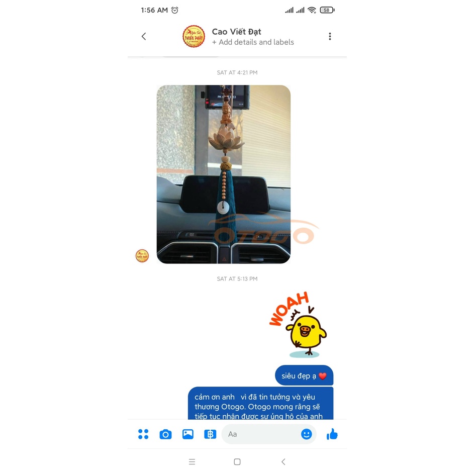Khánh Hoa Sen ,Dây Treo Phật Sen Gỗ Hoàng Dương Ô Tô