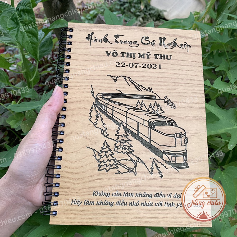Sổ ghi chép gáy lò xo A5 / A6 _ Sổ tay khắc theo yêu cầu