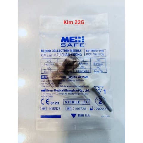 Kim bướm medisafe kim lấy máu chân không dùng trong PRP