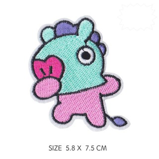 Sticker vải, patch ủi BTS siêu cute