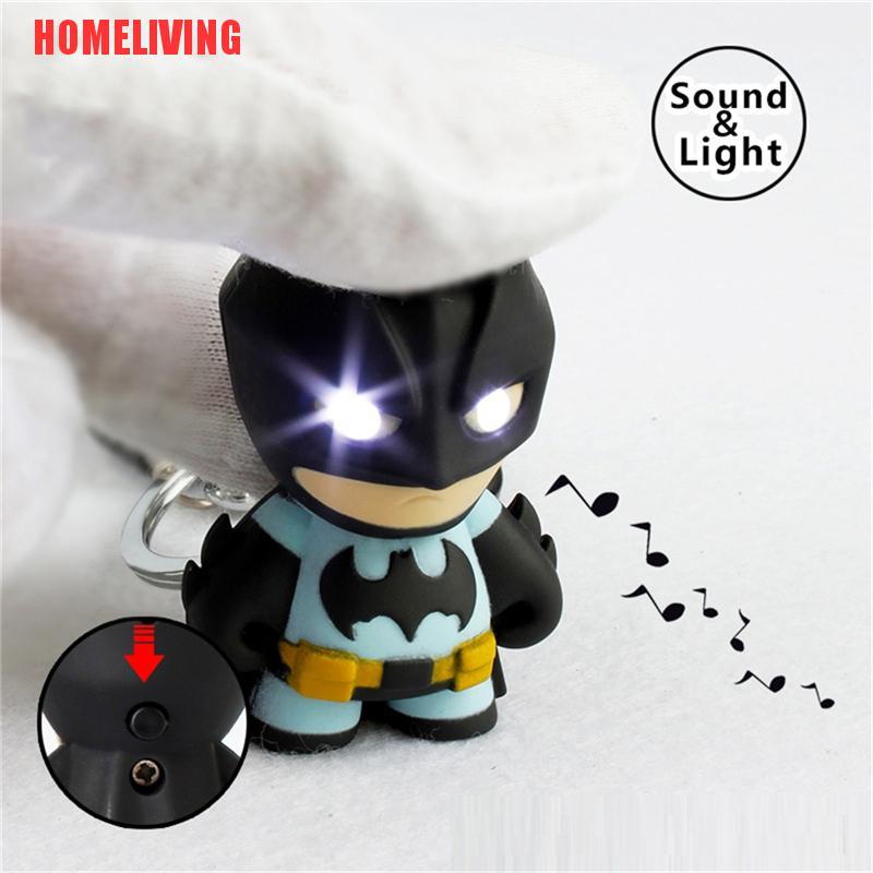 [HOMELIVING] Móc Khóa Hình Batman Có Đèn Led Và Âm Thanh